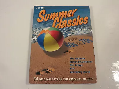 SUMMER CLASSICS OF THE 60s & 70s 34 TRACKS 2 CD SET JACKSONS ELO O'JAYS 2006 • $14.99
