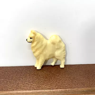 Vintage Samoyed Dog Brooch Button Pin • $12.95