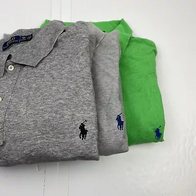 Lot Of 3 Polo Ralph Lauren Men's Polo Shirts 2XB • $35.99