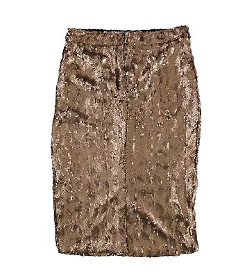 Bar Iii Womens Sequined A-Line Skirt • $41.26