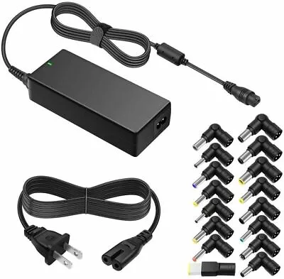$27.04 • Buy AC DC Universal Power Supply Charger 90W With Multi-Voltage 15-20V And 16 Tips