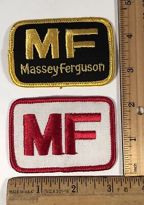 Vintage Lot Of 2 Massey Ferguson MF Logo Patch Truck Tractor Farm Equipment • $7.25