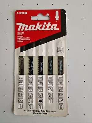 Makita A-86898 JIGSAW BLADE Selection Pack 5Pk For Wood PVC & Metal  • £4.95