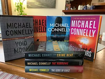 Michael Connelly Lot Of 7 HCs Renee Ballard Series +Bosch Void Moon • $20