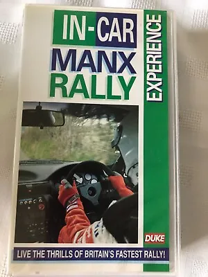 In Car Manx Rally Experience Vhs Video • £4.95