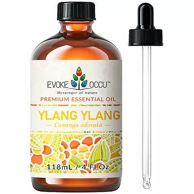 118ml Ylang Ylang Essential Oil Pure Natural Diffuser Aromatherapy Massage Skin • £10.79