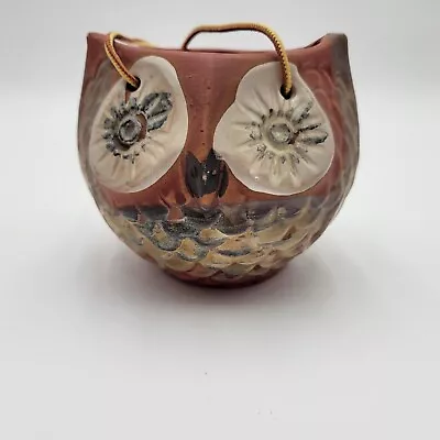 Pacific Stoneware People Lovers Hanging Owl Planter Jean Ellsworth • $24.99