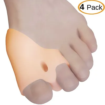 $14.69 • Buy Chiroplax Bunion Corrector Relief Protector Pad Toe Separator Spacer Sleeve 4pcs