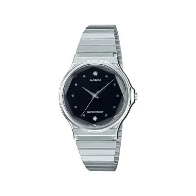 Casio Watch MQ-1000D-1ADF Ladies Stainless Steel Diamond Dial Watch RRP $119 • $85