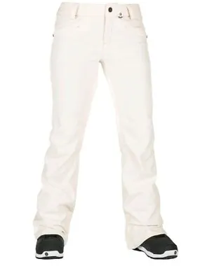 Volcom Species Stretch Pant Snowboard Women Trouser Bone Size Large RRP £239 • $105.83