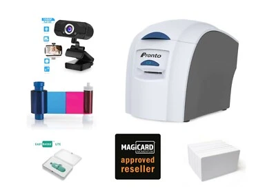 £887.80 • Buy Plastic ID Card Printer Magicard Pronto Plastic Card Printer Starter Bundle