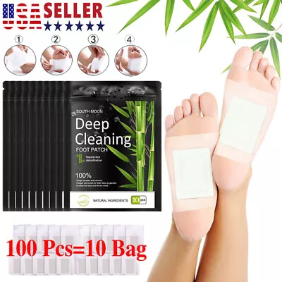 Bandoo Detox Foot Patches Pads Body Toxins Feet Deep Cleansing Natural Herbal • $5.99