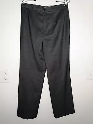 Amanda Smith Women's Sz 8 Straight Leg Dress Pants Black Micro Polka Dot Stretch • $14.99