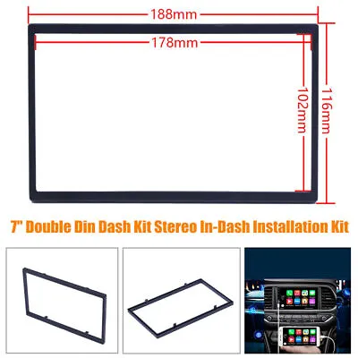 7in Modified Double Din Installation Kit Car Stereo Radio Mounting Panel Frame • $15.19