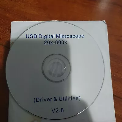 Digital USB Microscope 20X-800X Drivers & Utilities V2. 8 CD ONLY • $20