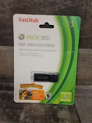 $24.99 • Buy XBOX 360 8GB USB Flash Drive New SanDisk Kinectimals Bonus BRAND NEW