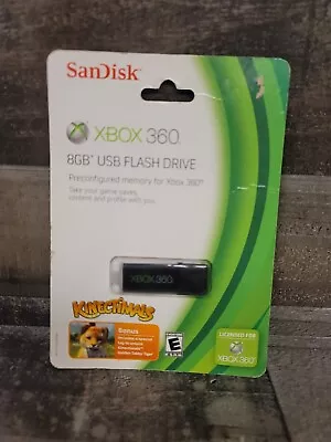 $24.99 • Buy XBOX 360 8GB USB Flash Drive New SanDisk Kinectimals Bonus BRAND NEW