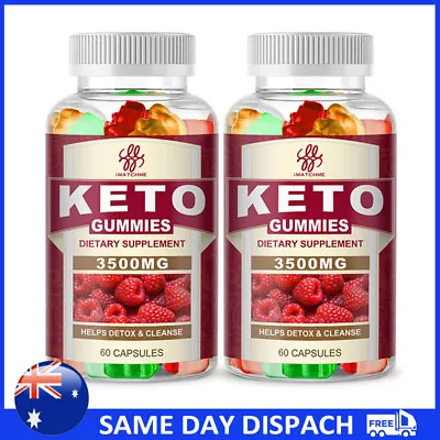 Keto BHB Gummies Ketone Advanced ACV Weight Loss Fat Burner Dietary Supplement • $37.99