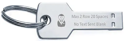 £24.99 • Buy Keyring Flash Memory Stick Key USB 2GB  Text Wedding Groom Engraved