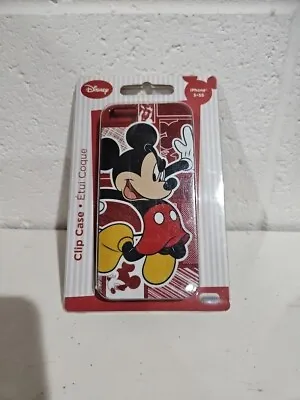 DISNEY MICKEY MOUSE IPHONE 5*5S CLIP CASE NEW IN PKG • $8.95
