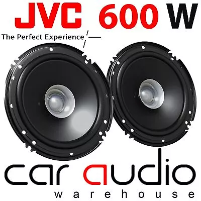 JVC CS-J610X 6.5  16cm Dual Cone 600 Watts Car Van Door Coaxial Speakers Pair • £19.95