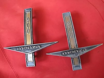 1960s Chevrolet Corvair MONZA 900  Side Fender Emblem Badge Original PAIR • $59