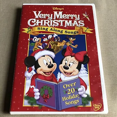 Disney's Very Merry Christmas: 22 Sing Along Songs (DVD 2002) Animated Holiday + • $8.99