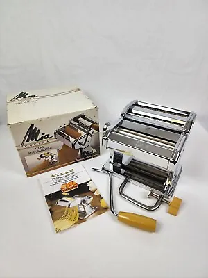 $25.99 • Buy VINTAGE Marcato Atlas 150 Pasta Machine Sky Chrome Stainless Steel Made In Italy