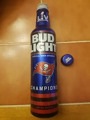 $5.99 • Buy Bud Light Tampa Bay Buccaneers Super Bowl Champions Aluminium Beer Bottle 