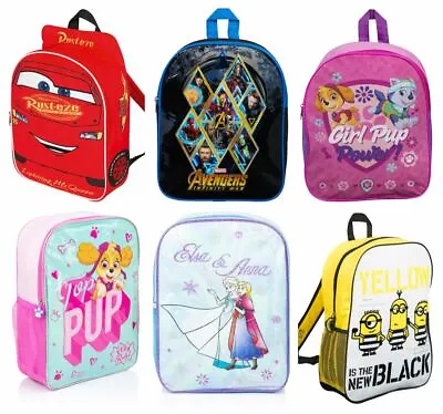 Disney Girls Boys Kids Childrens Backpack Rucksack Marvel School Bag - Gift • £5.99