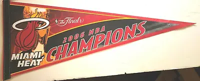 Miami Heat 2006 Nba Basketball Champions Vintage Rare  Pennant New/mint • $11.99