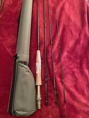NEW Cabela's Bighorn Fly Rod 9' 6 WEIGHT 4 PIECE WITH HARD CASE • $99