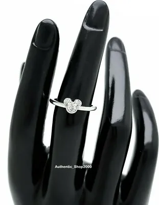 NEW 100% Authentic PANDORA 925 Disney Minnie Mouse Sparkling Head Ring 190074C01 • $63.75