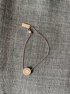 MARC JACOBS LOGO Disc Enamel Bracelet Rose Gold 1SZ • $20