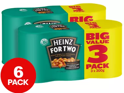 2 X 3pk Heinz Baked Beans Big Value 220g+Canned Meals 6 Cans Protein And Dietary • $15.99