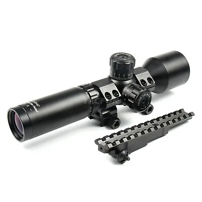 TACFUN Mosin Nagant 3-9x42 Long Eye Relief Scope /w Ring Mount +Mauser K98 Mount • $79.99