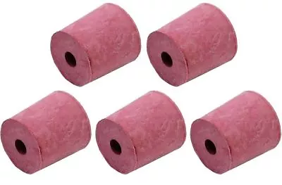 5 X Bored Rubber Bungs 31/27mm  - To Fit 1 Gallon Demijohn / Airlock - Home Brew • £7.99