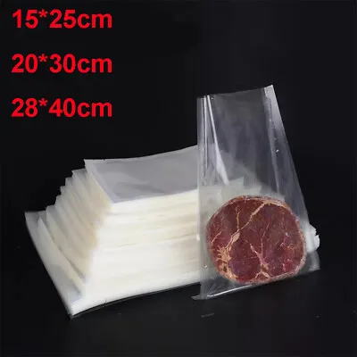 Up To 100 Textured Vacuum Food Sealer Bags Embossed Pouches Seal Saver Storage • £128.25
