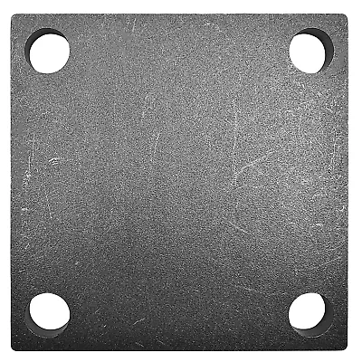 6x6  Weldable Square Steel Metal Base Plate 6mm Thick 1/4th - Heavy Duty 4 Pk • $29.99