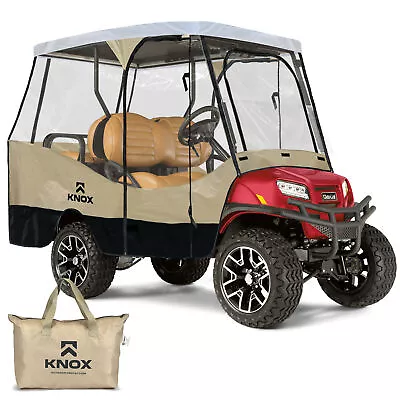 KNOX Golf Cart Enclosure 2+2 Seater 600D Transparent Golf Cart Cover Storage • $92.99