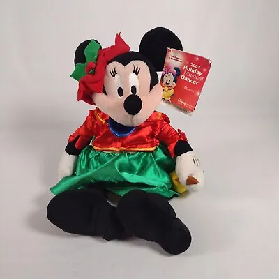 2002 Minnie Mouse Disney Store Exclusive Holiday Musical Dancer Christmas Plush • $29.99