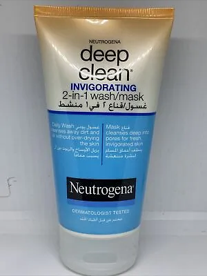 Neutrogena Deep Clean Invigorating 2in1 Wash & Mask 150ml • $13.68