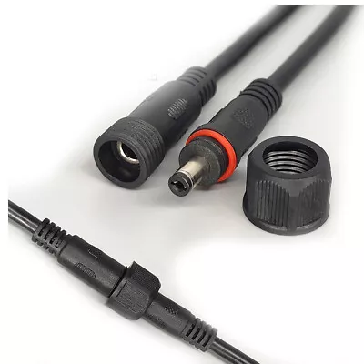 55*21mm DC Power Extension Cable Waterproof Wire 12V Plug Socket Connector Lead • $8.44