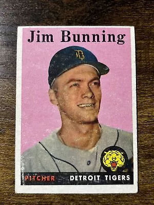 1958 Topps - #115 Jim Bunning • $5.25