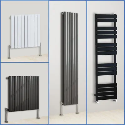 Bathroom Designer Radiator Flat Panel Oval Column Towel Rail Central Heating Rad • £279.97