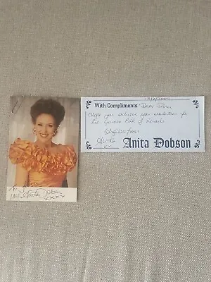 Anita Dobson Signed Photograph And Note. Eastenders • £4
