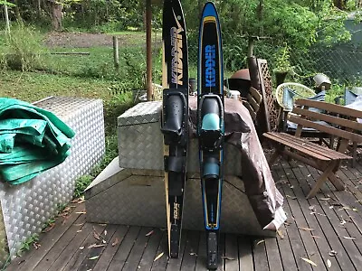 2 KIDDER Single Slalom Water Skis Used • $140