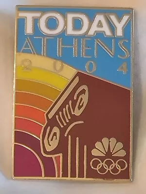 Athens 2004 Olympic NBC Media Today Show Pin • $14.99