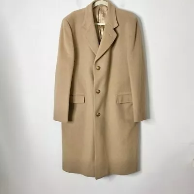 Adolfo Made In England Men’s Vintage Size 42R Newton Button Front Coat • $17.50