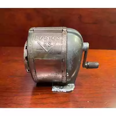 Vintage Boston Pencil Sharpener Model KS Wall Table Mount Manual 8 Hole USA • $30